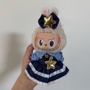Rabbit cop labubu outfit